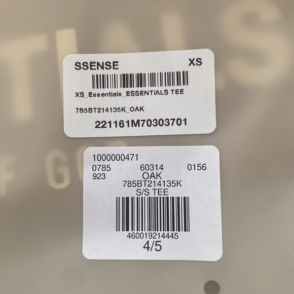 Brand new Essentials Tshirt - Picture 3 of 3